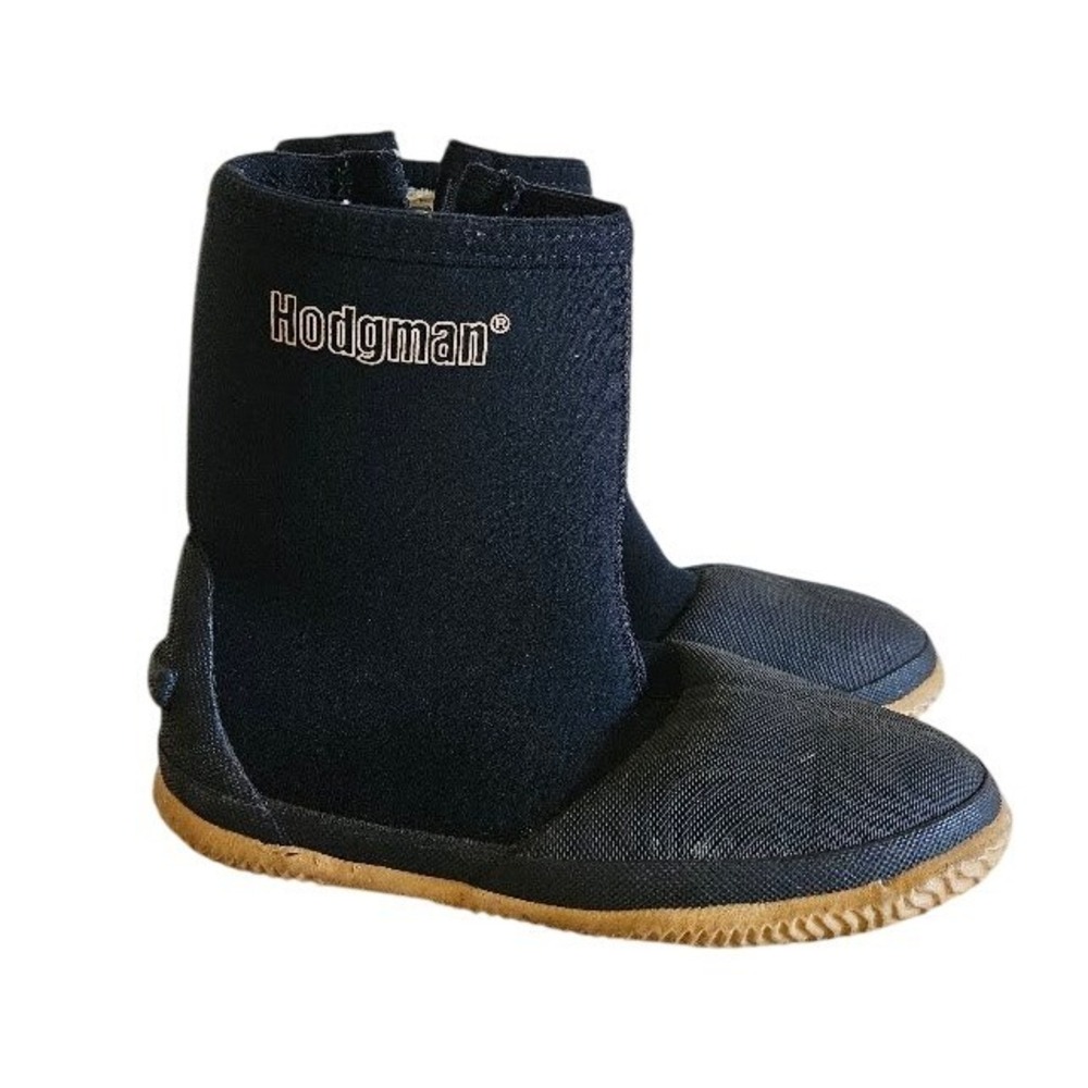 Hodgman Mens Neoprene Wading Boots Black Zip Up Fly Fishing Booties Size 8